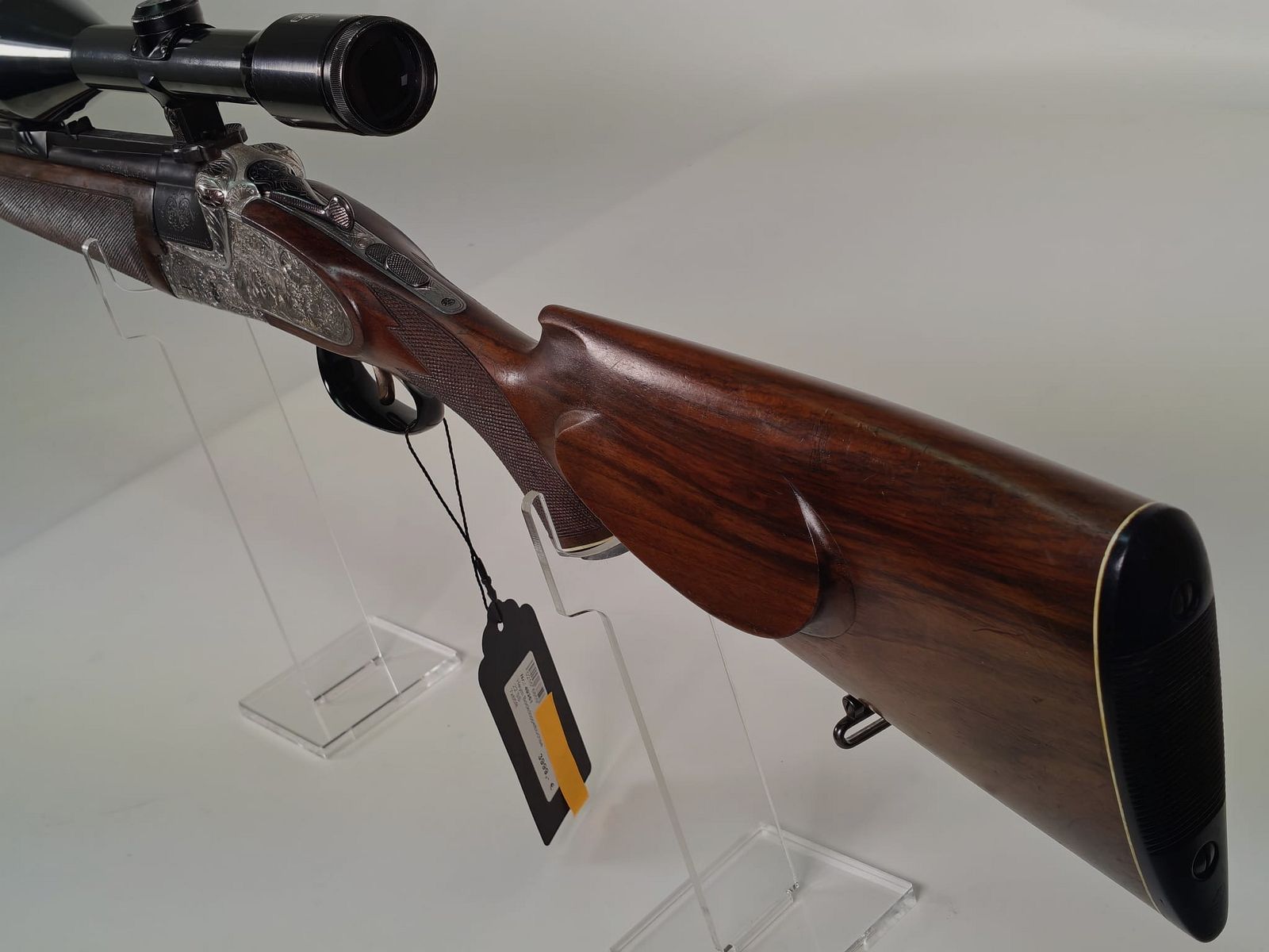 Friedrich Wilhelm Heym Mod. 22 SS side-lock double rifle 7x65R with Zeiss Diasta