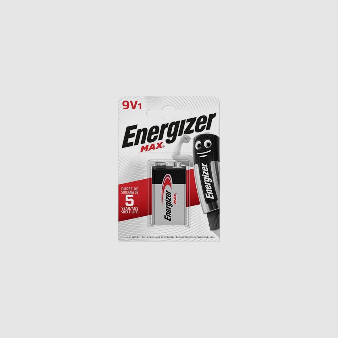 Batterie 9,0V Energizer MAX Block 9V/6LR61 Blister à 1 Stk.