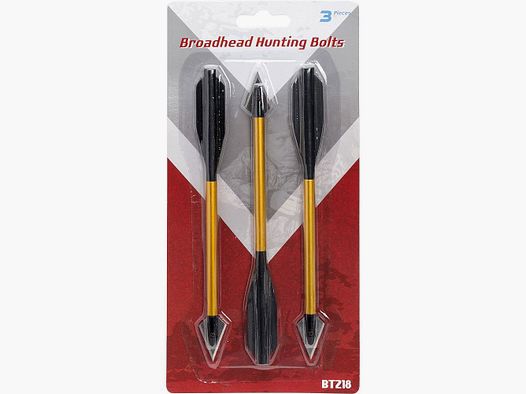 Flechas de repuesto para ballesta pack de 3