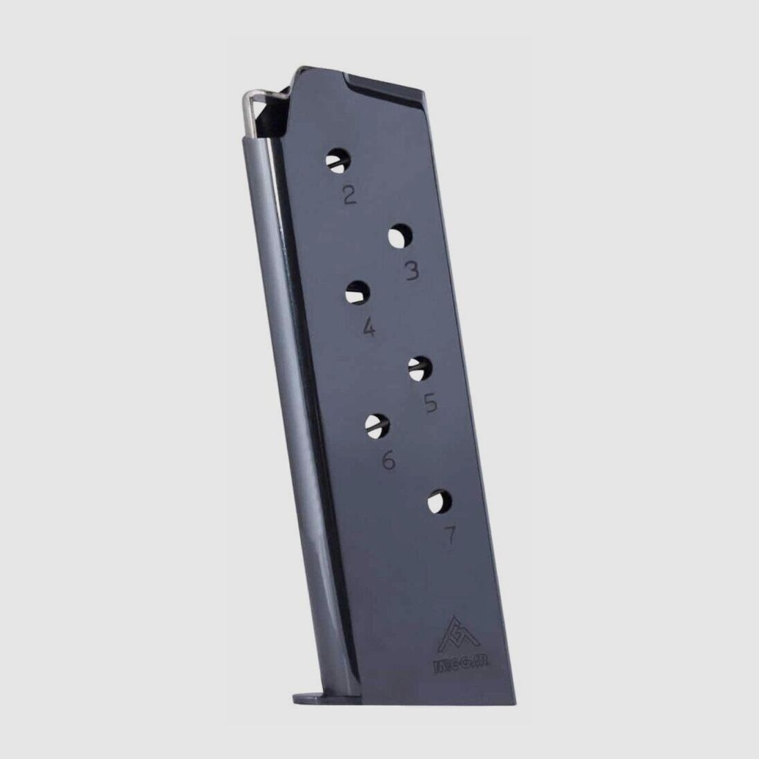 MEC-GAR 1911 Full Size .45 ACP Magazin mit Talon (Schwarz oder Nickel) 1911 Full Size – 8 Schuss – Schwarz, Bild 1 von 4