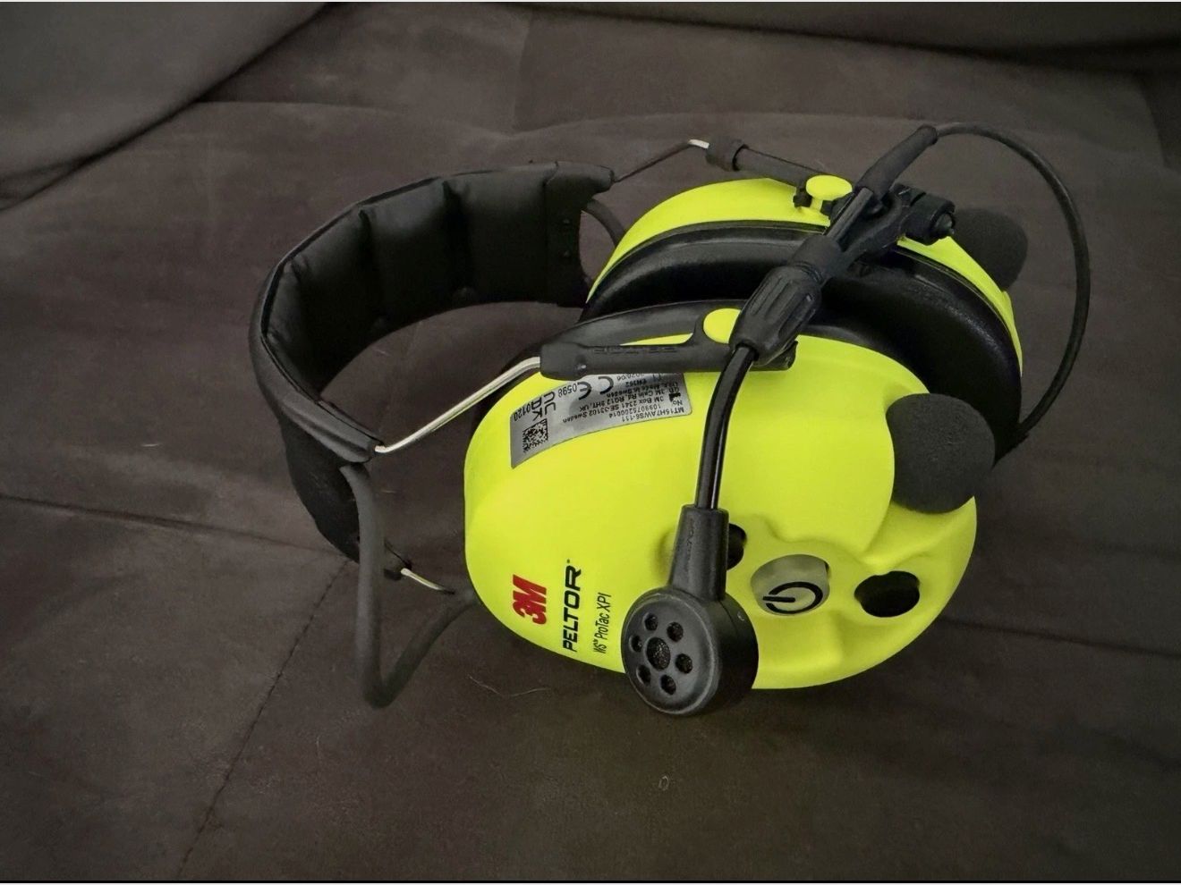 3M Peltor WS ProTac XPI Bluetooth casque antibruit – jaune néon – NEUF (sans emballage d’origine)