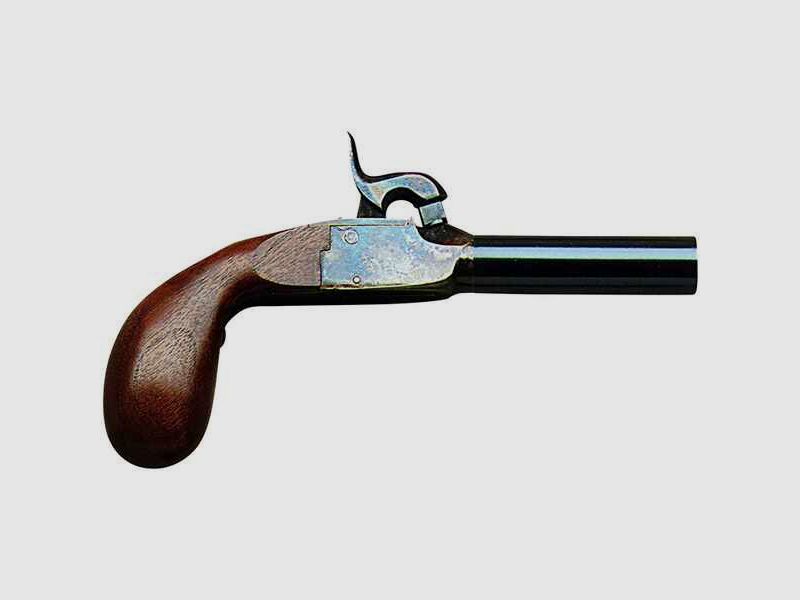 Vorderlader Pistole Liegi Derringer Perussion Kaliber .44