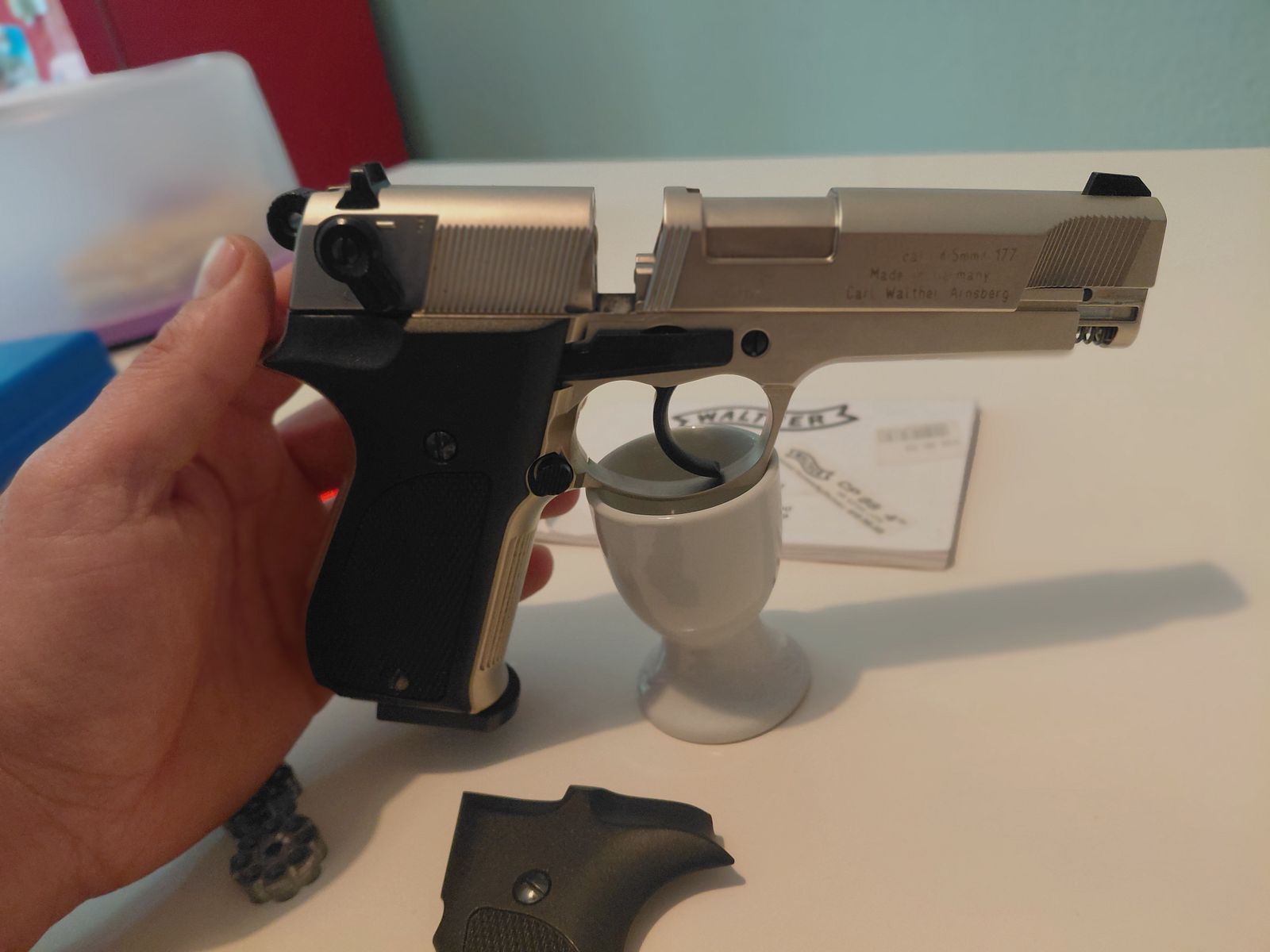 Walther CP88 air pistol 4" used 4.5mm Diabolos