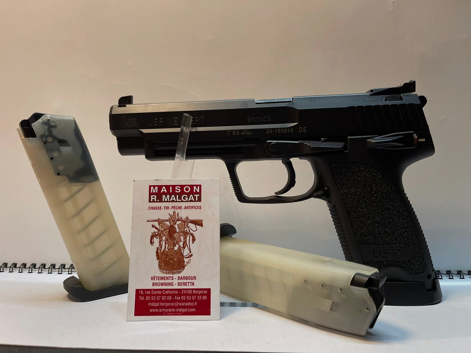 HK USP EXPERT Kal. 9X19 gebraucht, Bild 2 von 2