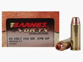 Barnes VOR-TX .45 Colt 200GR XPB Hollow Point 20 cartridges