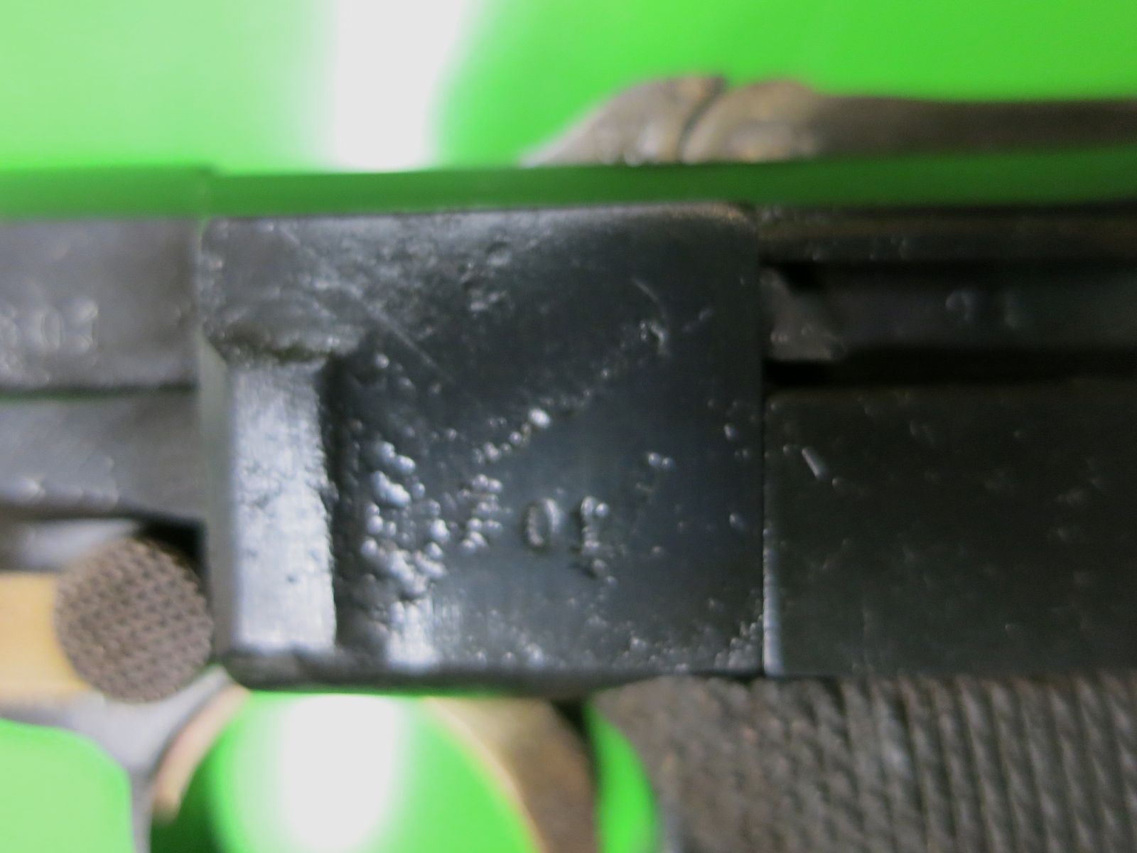 Pistola Parabellum, Pistola Luger 08, calibro 9 mm Parabellum, Erfurt 1916      #94, immagine 9 di 13
