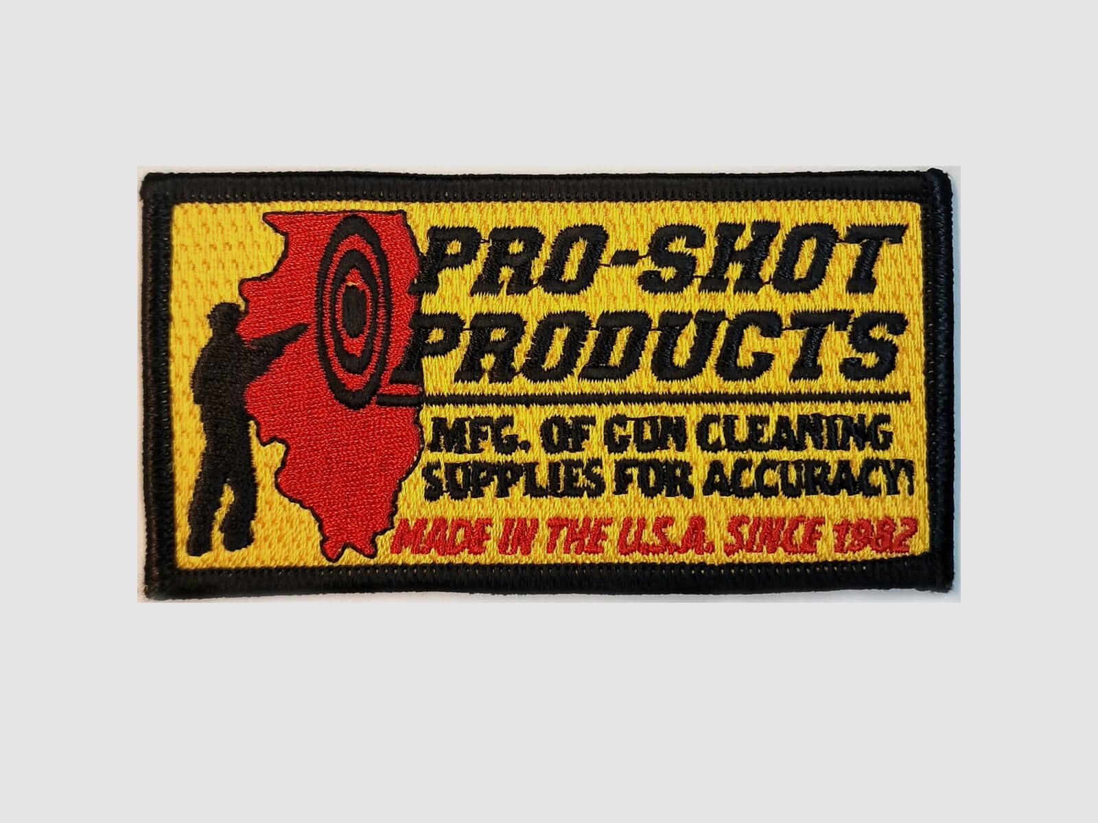 Textile patch with logo for ironing on