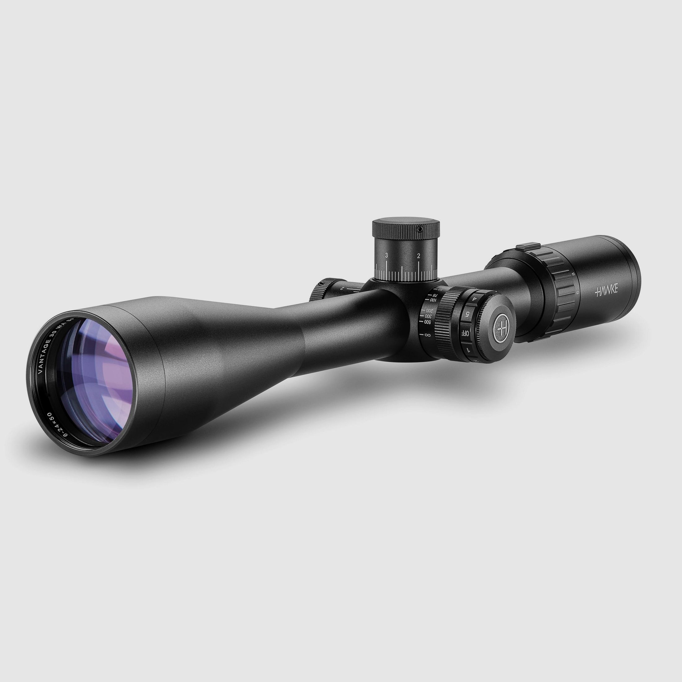 HAWKE 14297 Lunette de tir Vantage 30WA SF 6-24x50 Half Mil DOT Réticule lumineux MRAD
