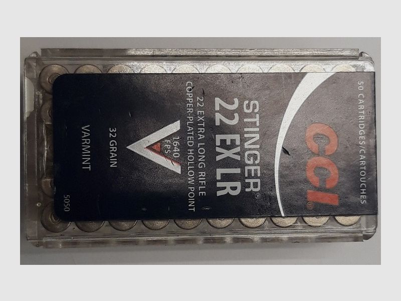 CCI Stinger .22l.r. KK-Patronen