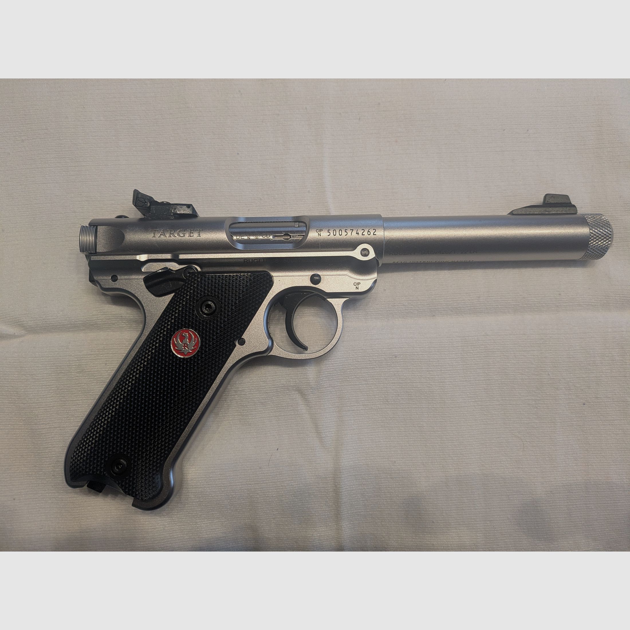 Ruger Mark IV Target - Plata - 5,5 pulgadas - .22lr