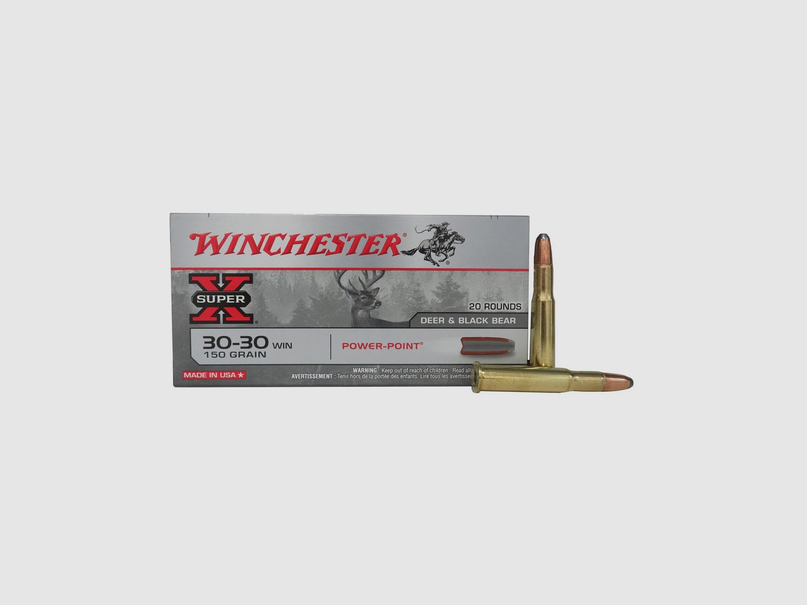 Winchester Patronen Kal. 30-30 Winchester Power Point 150 gr, Bild 1 von 5