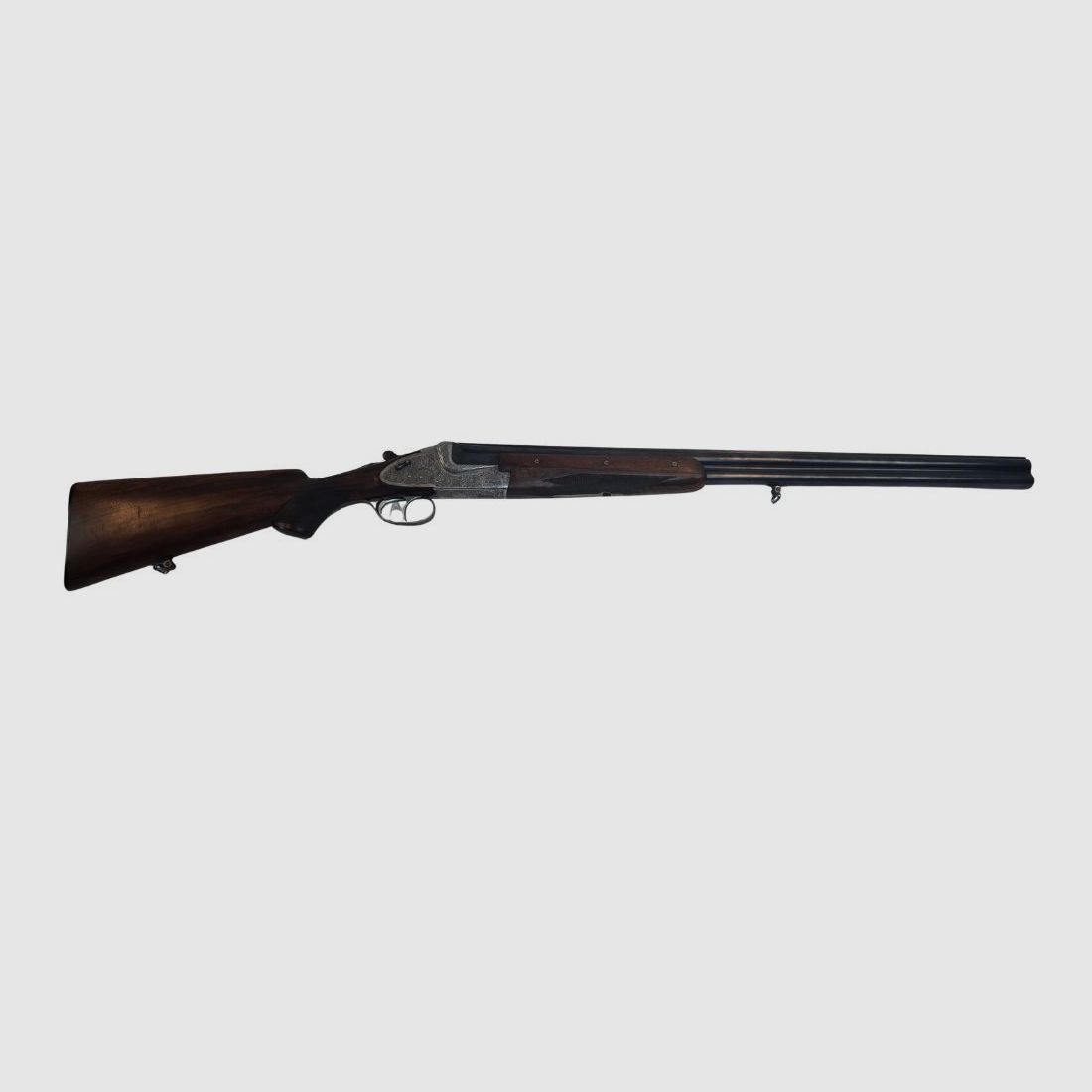 d'occasion MERKEL fusil superposé Mod. 303E, double détente, verrouillage latéral H&H avec éjecteur, devant divisé, année de fabrication 1969, état : Très bon, image 1 sur 7