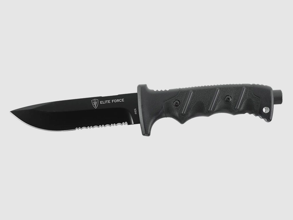 Outdoormesser Elite Force EF 703 Kit Stahl 440A KlingenlĂ¤nge 12,4 cm inklusive Multifunktionsscheide (P18)