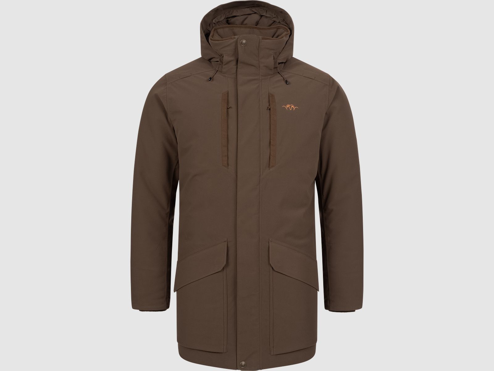 Herren Daunen-WP Jacke Janus Dunkelbraun Dunkelbraun XXL