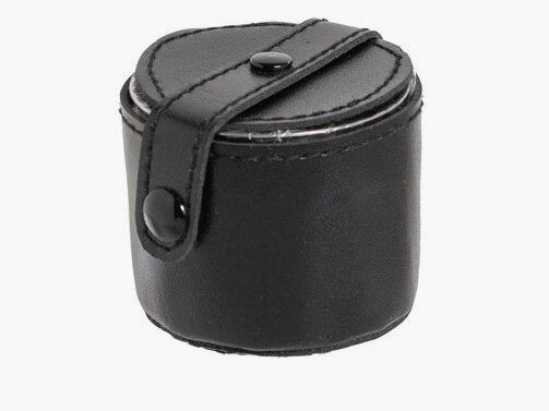 Cup set in leather case
