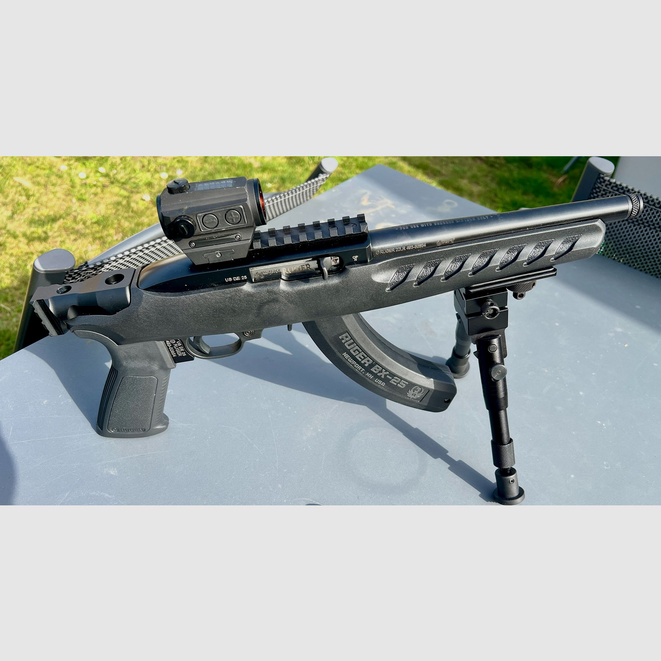 FALKE S Holosun 2GS Red Dot – seltene frühe Version mit Sicherungsaktivierung – für AR15, Pistole & Flinte