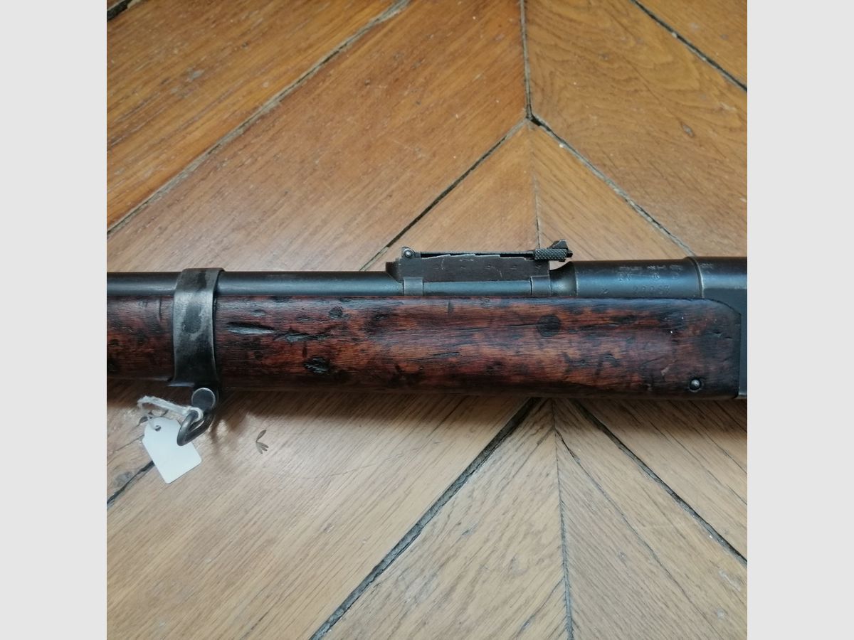 Zeldzaam Lebel geweer model 1886 M 93 – enkel serienummer niet gewijzigd sinds augustus 1914 – Kal. 8x51R origineel – TBE, afbeelding 8 van 39