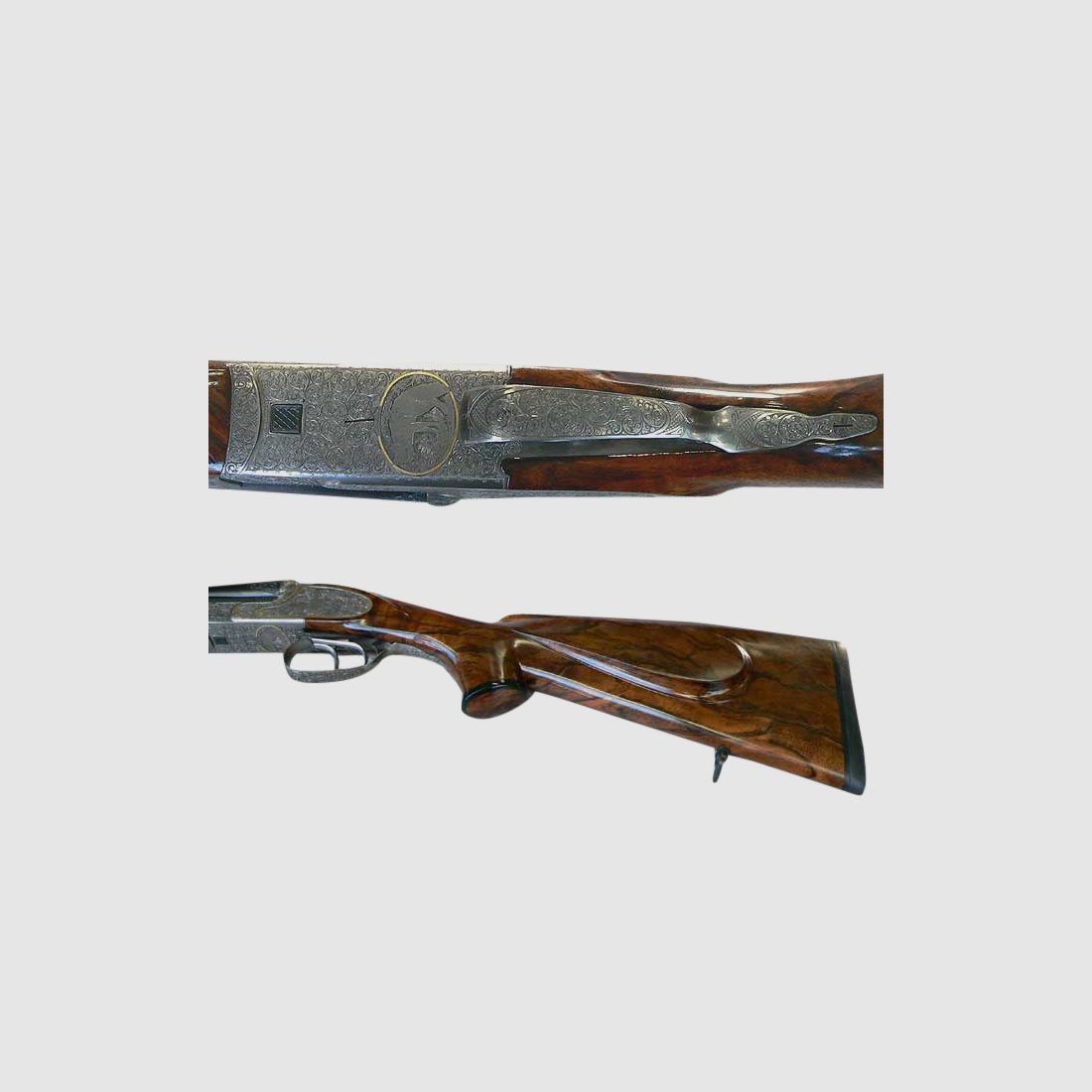 Doppelbüchse -flinte, Suhler, Kal. 8x57IRS, 20/76, 28/70