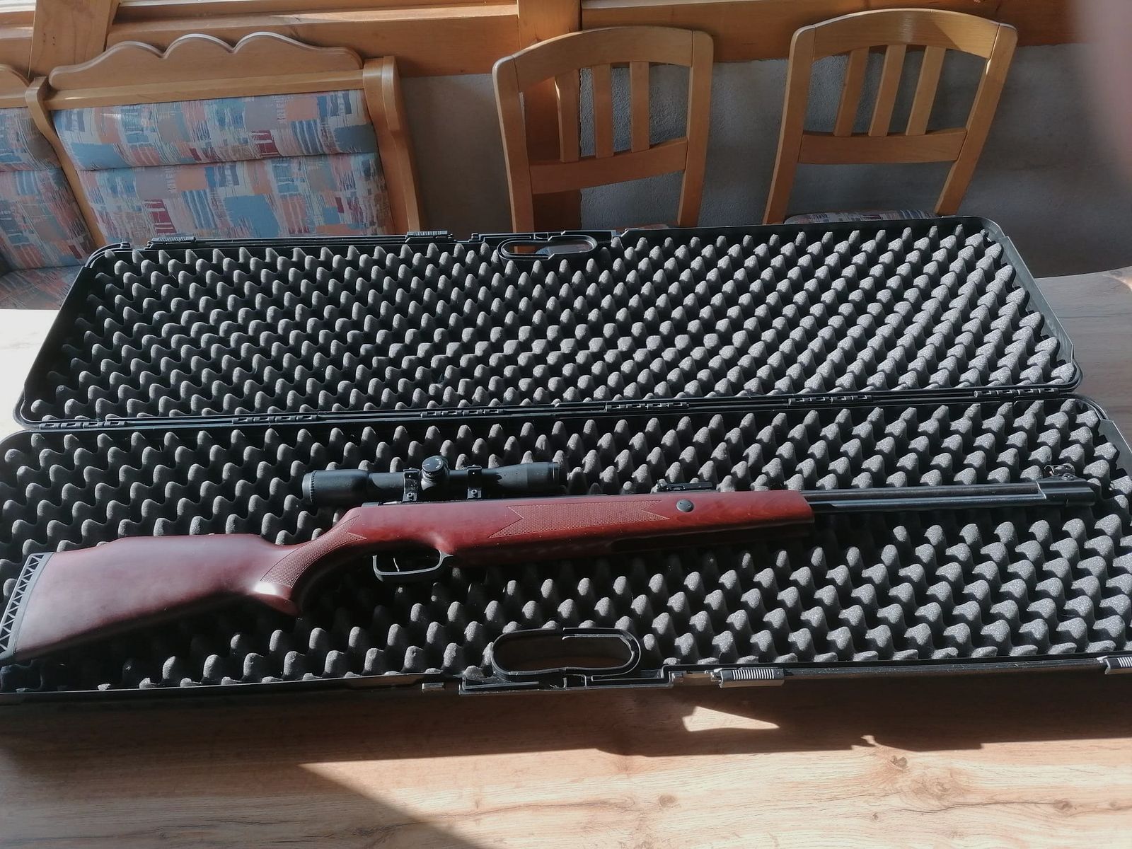Hämmerli Hunter Force 900 Luftgewehr 4,5 mm + ZF 4x32 Mildot + Koffer/Futteral