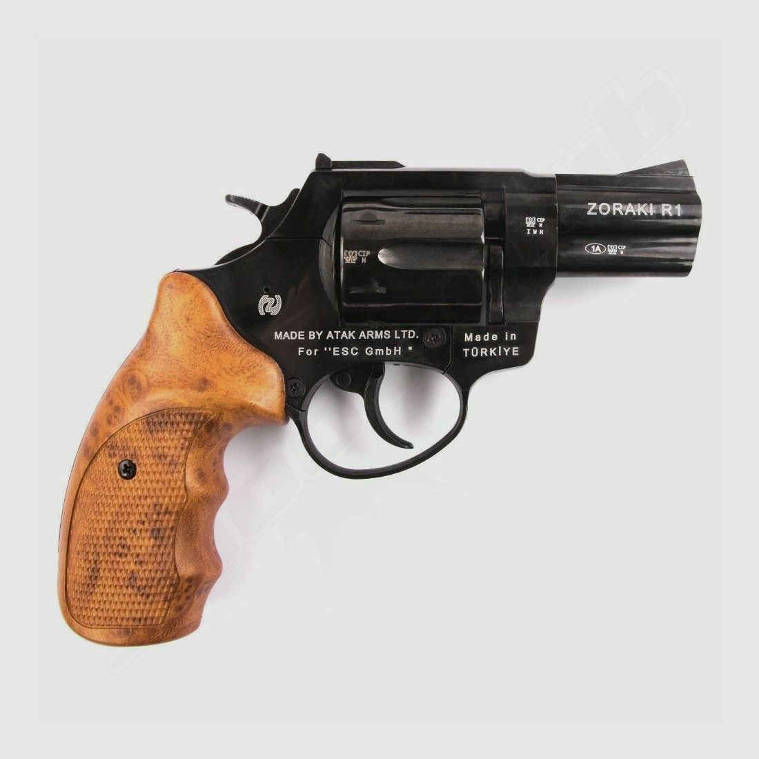 Zoraki R1 Shiny 2,5'' Speciale revolver a salve 9mm R.K.