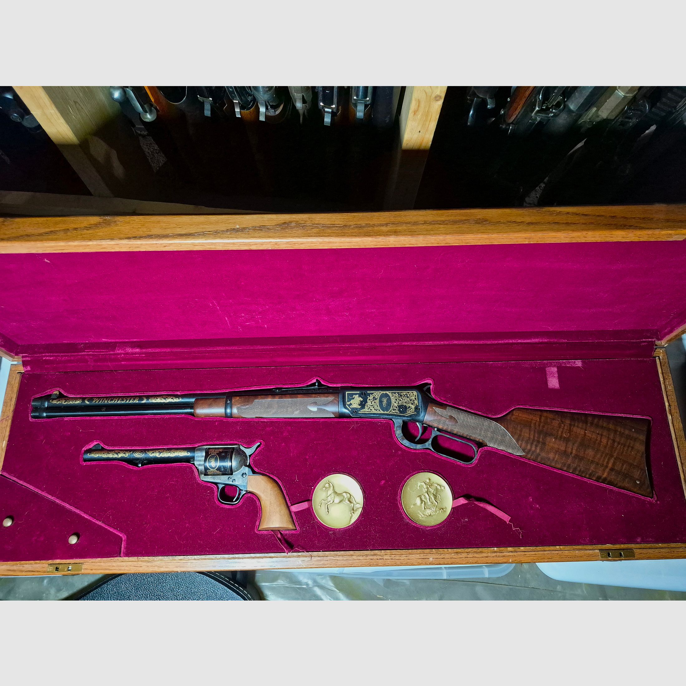 Winchester / Colt Commemorative Rifle/Revolver Set. 