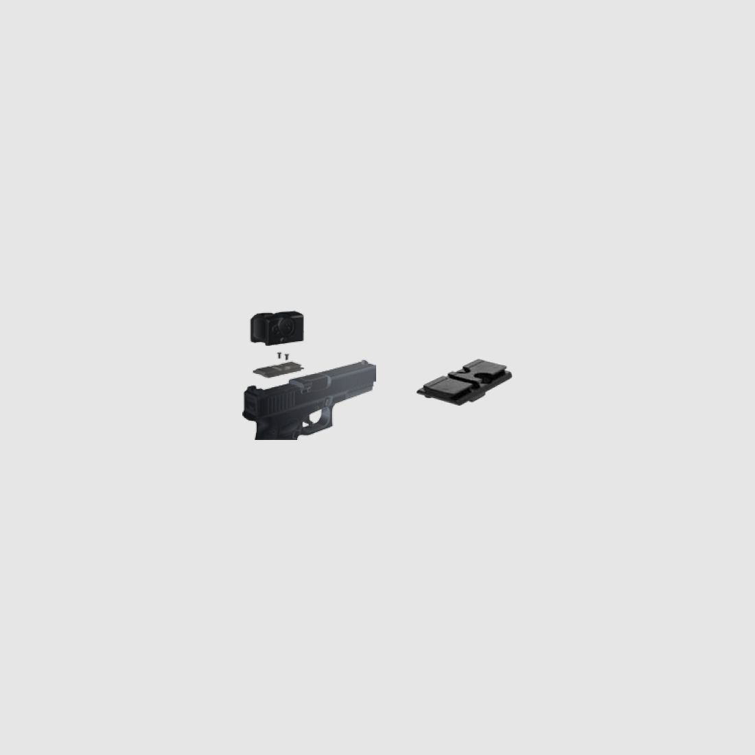 Aimpoint Acro C-1 Leuchtpunktvisier ohne Adapterplatte / Montage