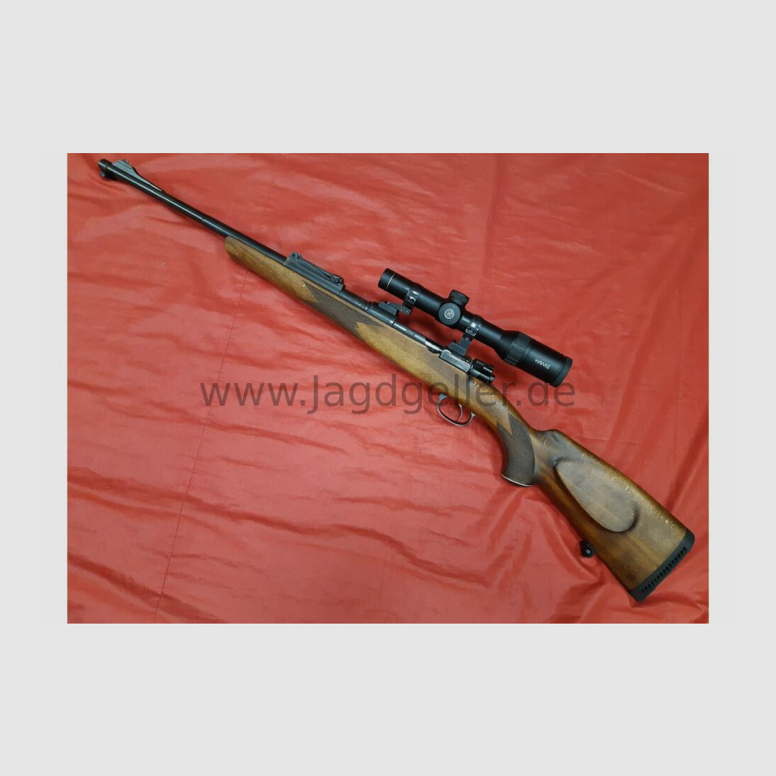 Drückjagdwaffe Mauser K 98 Preduzece 44 mit 1-4x24 Hawk LP 8x57JS