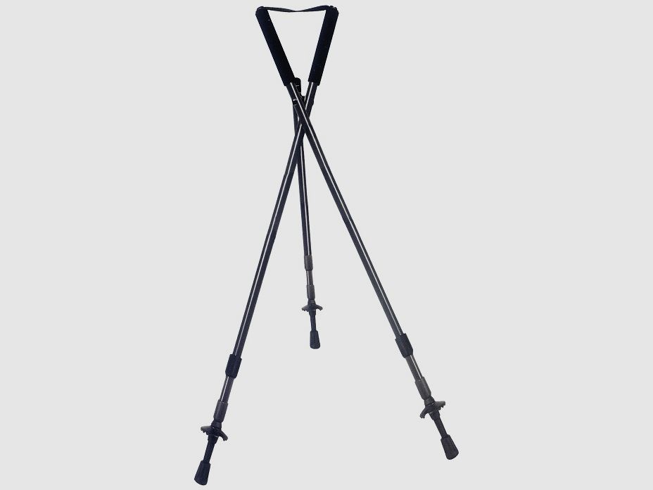 Doelstok Driepotig - Lengte: 60 - 180 cm, Gewicht 800g