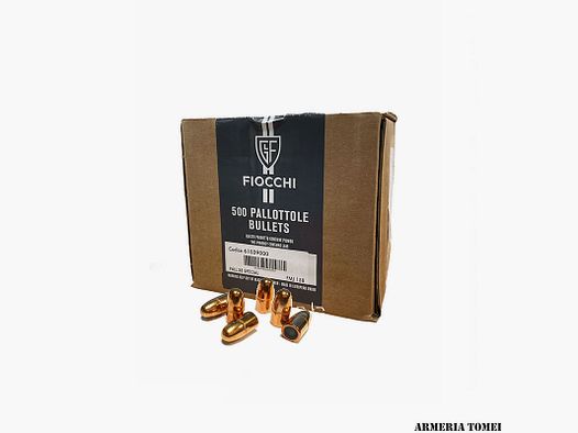 FIOCCHI – Geschosse 38 SPECIAL FMJ 158 Packung 500 Stk.