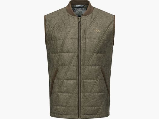 Chaleco vintage para hombre Blaser Victor mezcla de oliva/negro