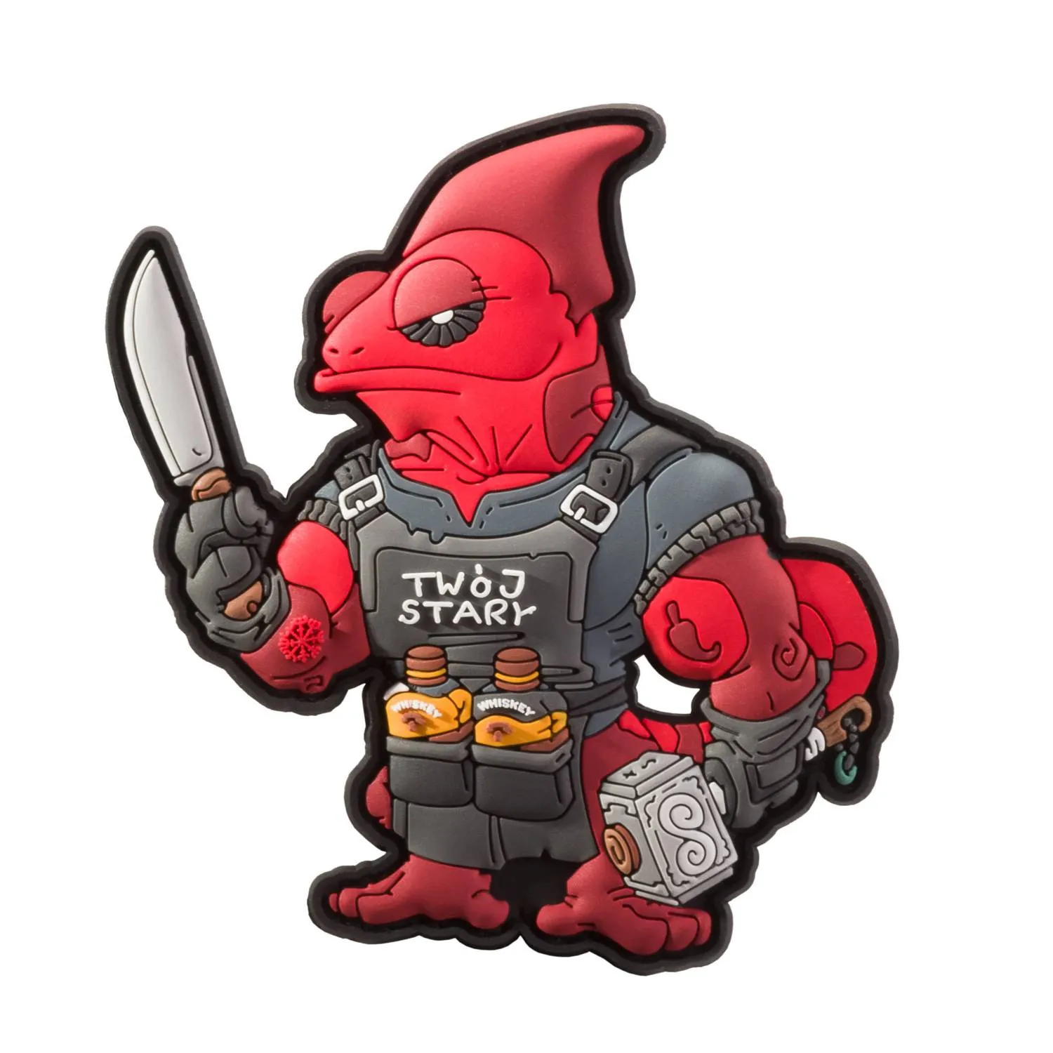 Helikon-Tex - Chameleon Trollsky Ambassador Emblem - Red - OD-CTL-RB-25