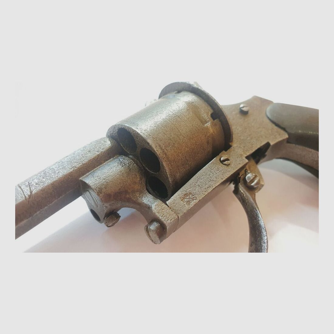 Unbekannt Unbekannter Stiftfeuerrevolver ähnlich Lefaucheux - 7mmLefaucheux