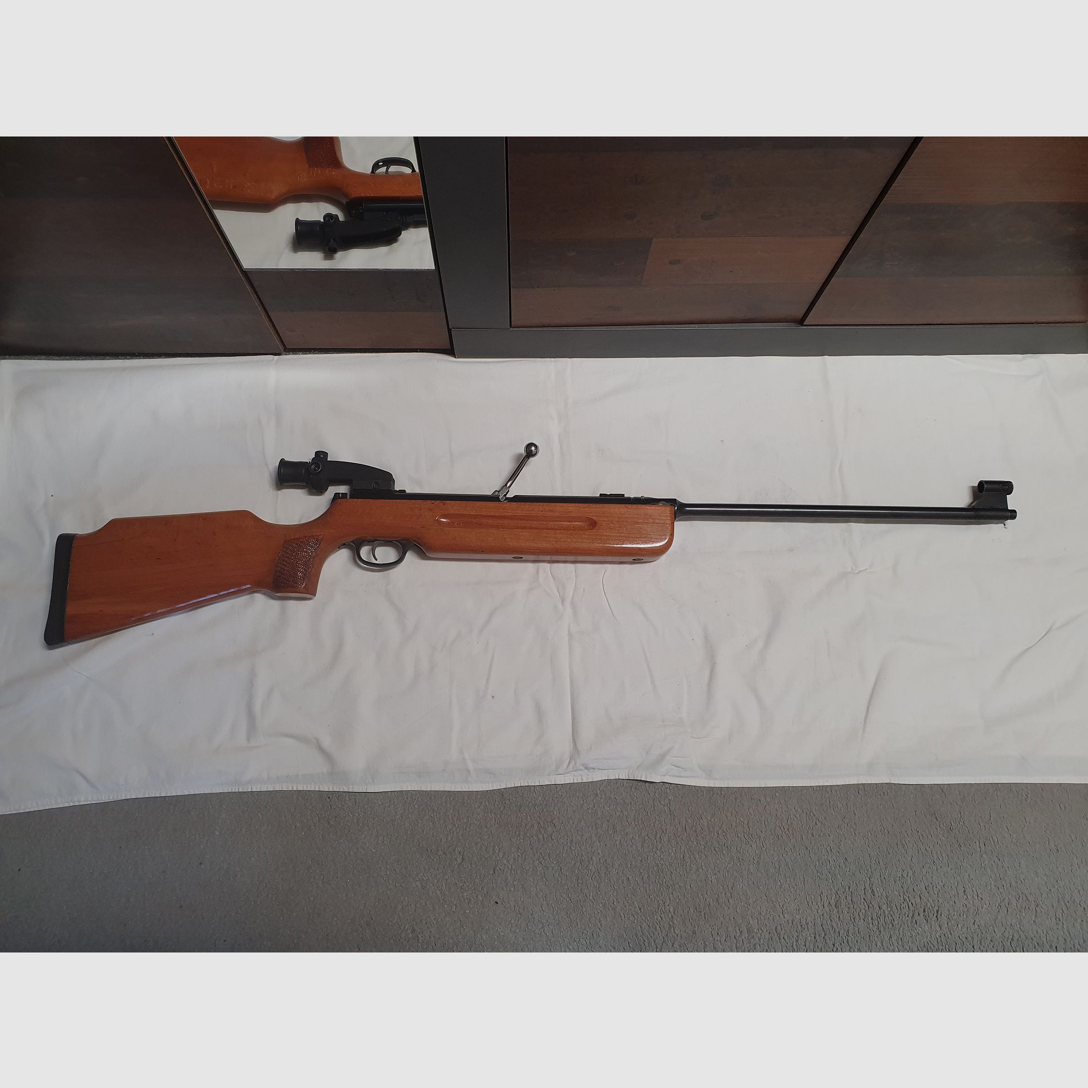 Haenel 3.112  Q1. Waffe und Diopter Nummerngleich