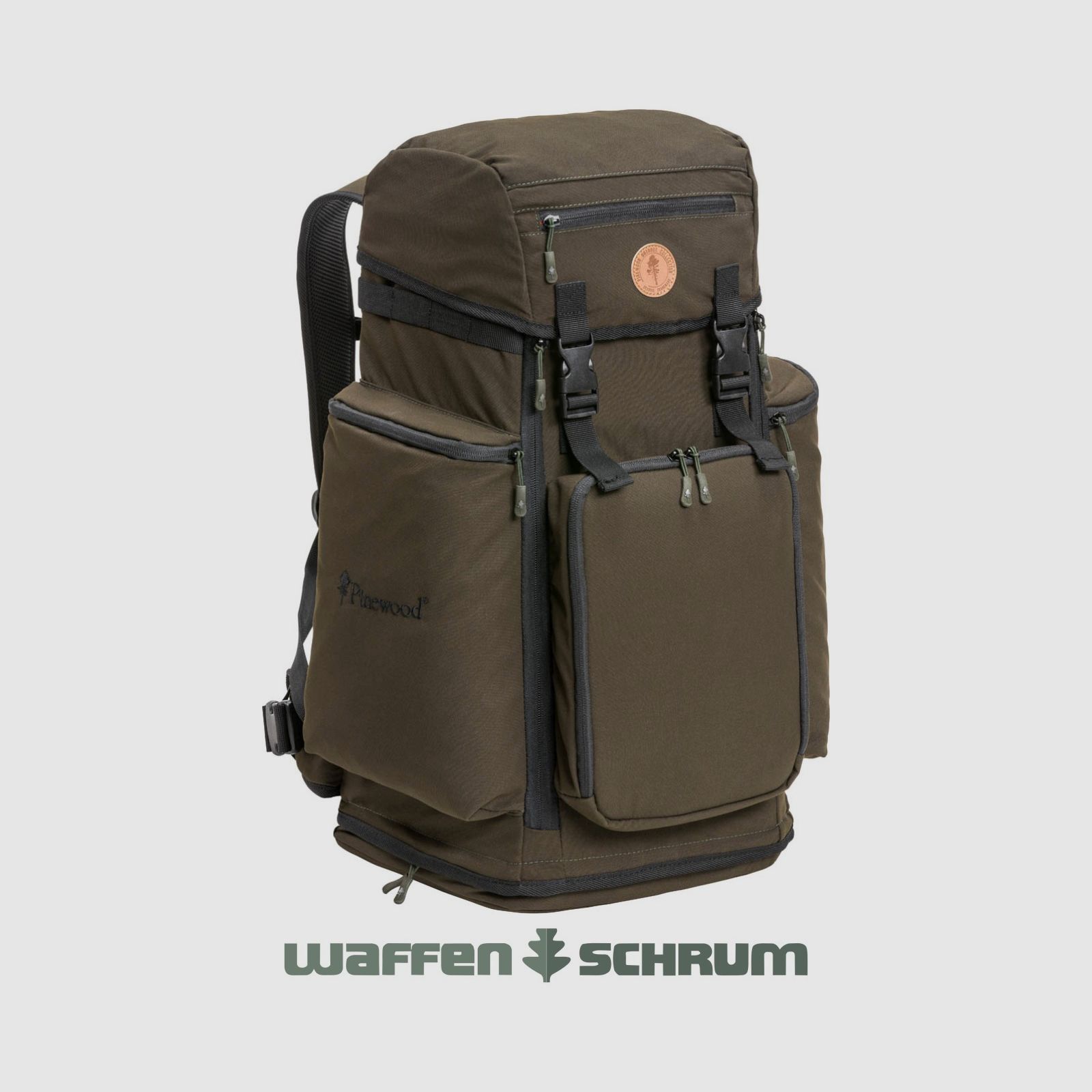 Rucksack in pelle di pino Wildmark marrone 35l