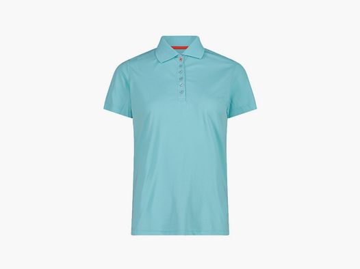 CMP Einfarbiges Pique-Poloshirt Bluepink