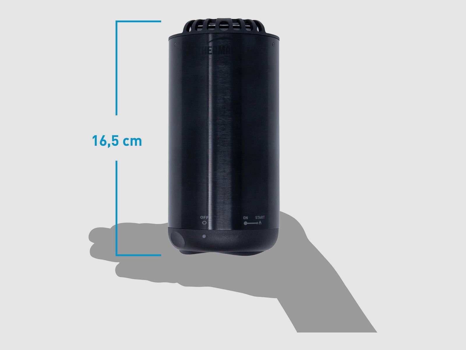 THERMACELL 920208 Muggenbestrijdingsapparaat Tafelapparaat HALO Mini Metaal Editie