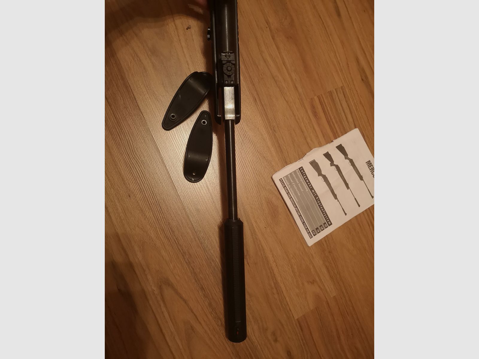 Mercury 85XTac Kipplauf Luftgewehr Set 4,5mm Diabolos inkl. 3-9x32 Zielfernrohr Tasche