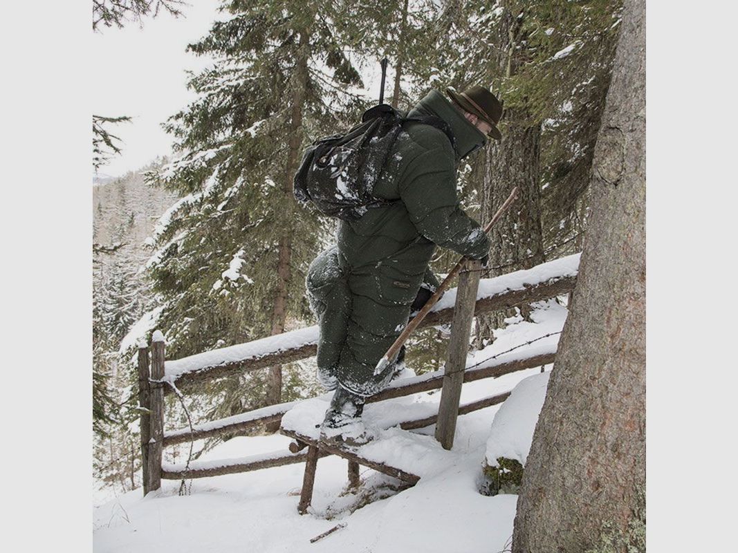 CARINTHIA Ansitzmantel + Fußteil Webpelz L