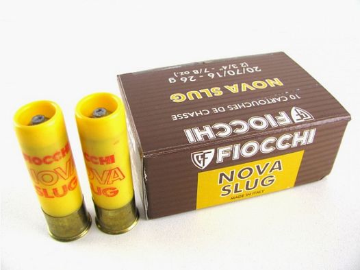 FIOCCHI SLUG-PALLA GUALANDI-GRAMMI 26-SCATOLA 10 PZ