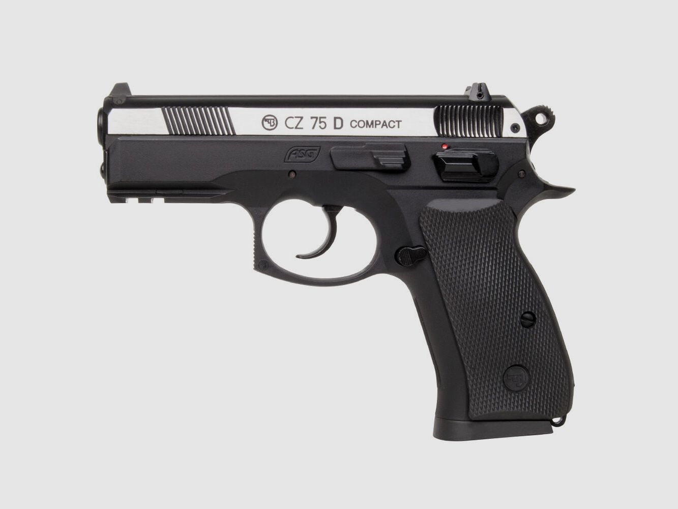 ASG	 CZ 75D Compact CO2 Pistole 4,5 mm BB Dual Tone