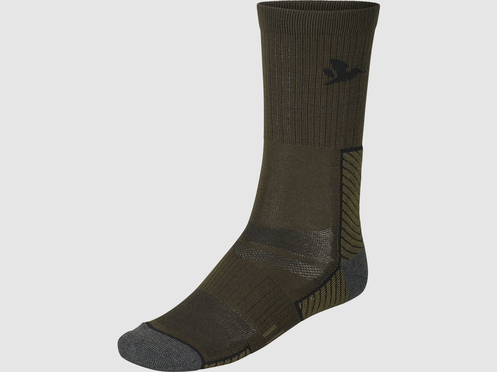 Seeland Socke Field Merino 2er Pack Pine Green/ Military Olive