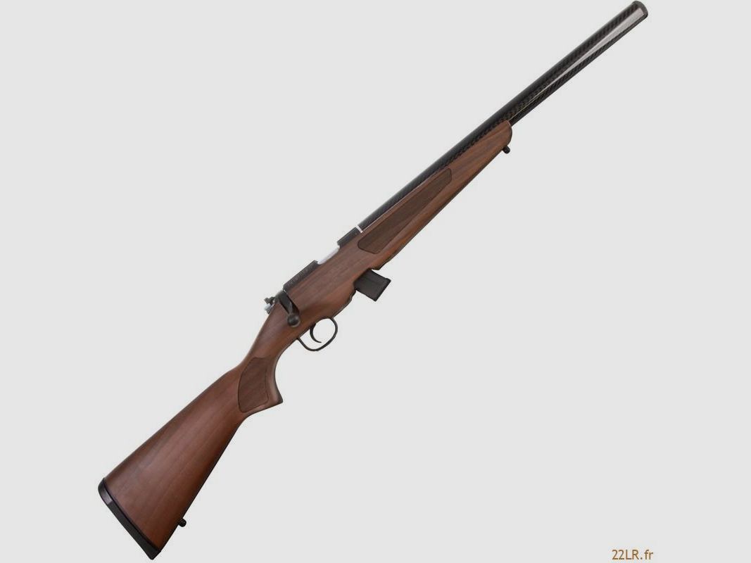 Hatsan .22LR Repetierbüchse mit individuell angefertigtem Schalldämpfer und zwei Magazinen, Bild 1 von 3