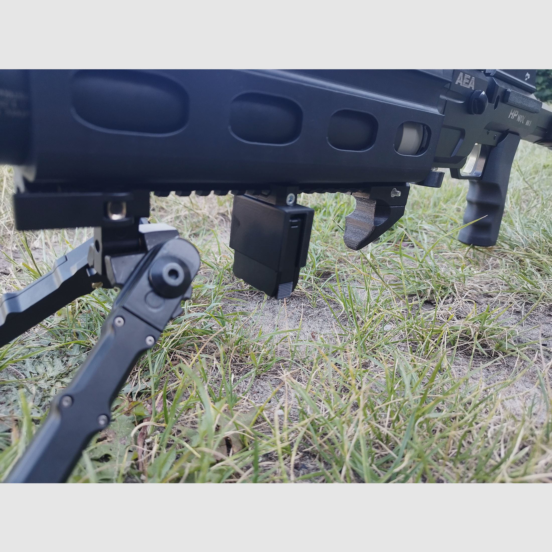 Gunway Magazinhalter HP Max MK1 MK2 Picatinny Schiene oder Lauf