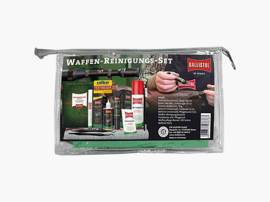 Set de nettoyage d'armes Ballistol 14 pièces