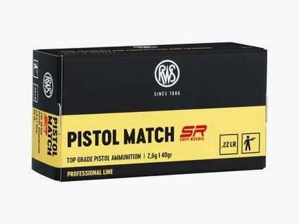 RWS .22 PISTOL MATCH SR 2,6g/40gr