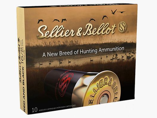 Sellier & Bellot 107458 16/65 Red/Black 3.0mm 28.4g Shotgun ammunition 10 pcs.