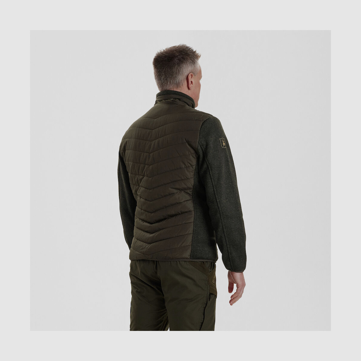 DEERHUNTER Moor Jacke wattiert mit Strick Timber