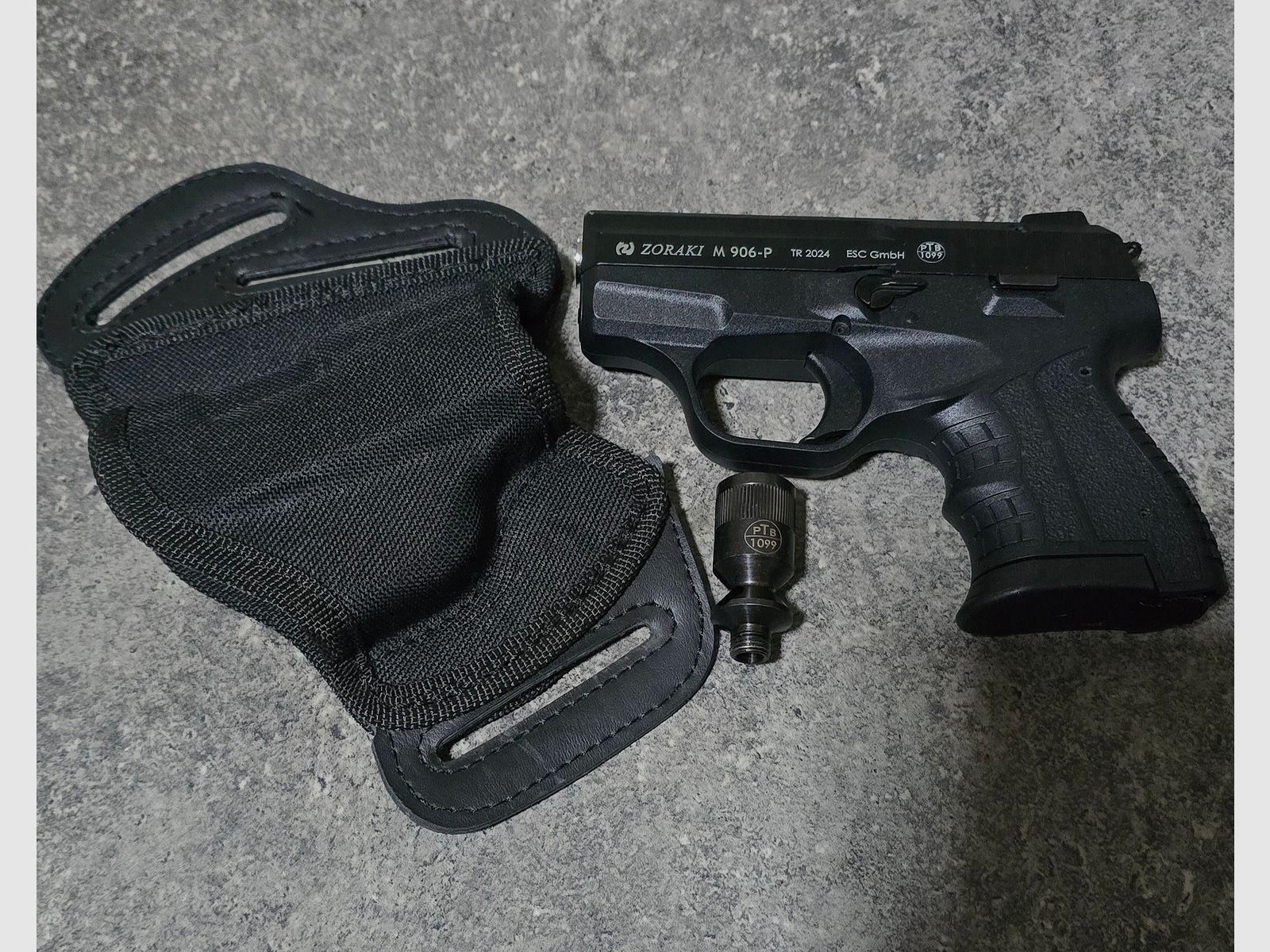 Zoraki 906 Schreckschuss 9mm PAK Silvester Zwart Chroom