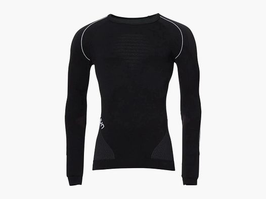 Uyn Longsleeve Evolutyon Männer schwarz anthrazit weiß