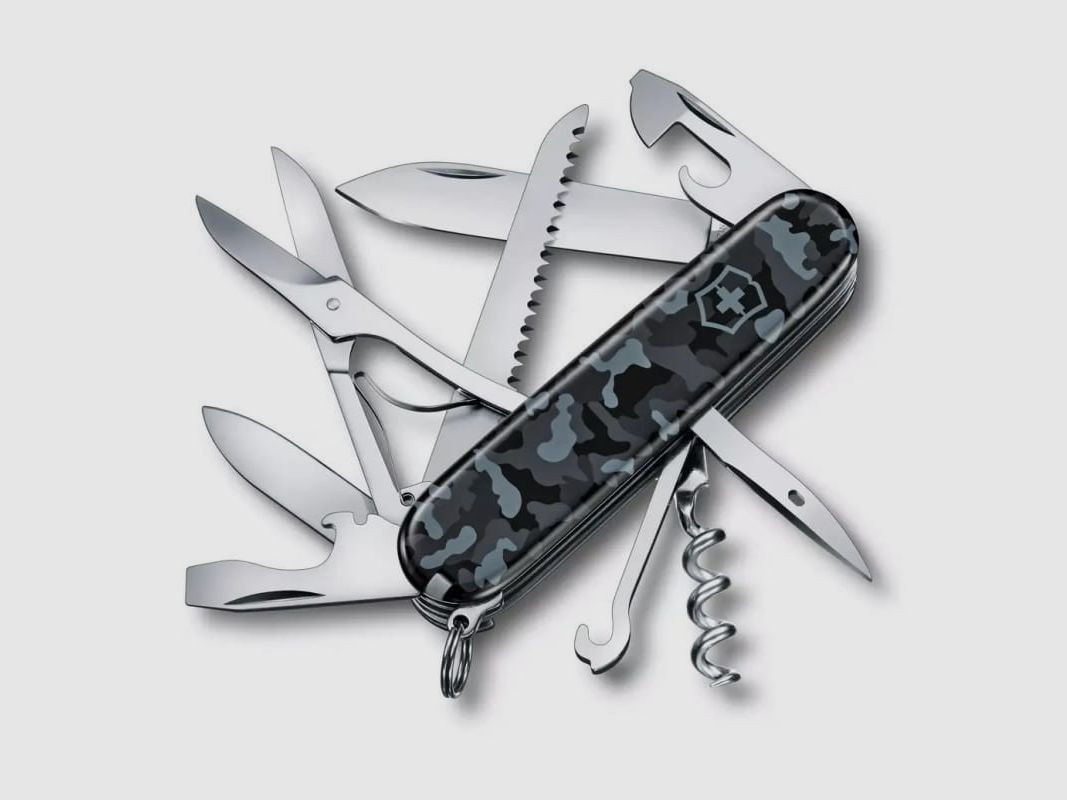 Scyzoryk VICTORINOX Huntsman 91mm Celidor Navy Camo, zdjęcie 1 z 2